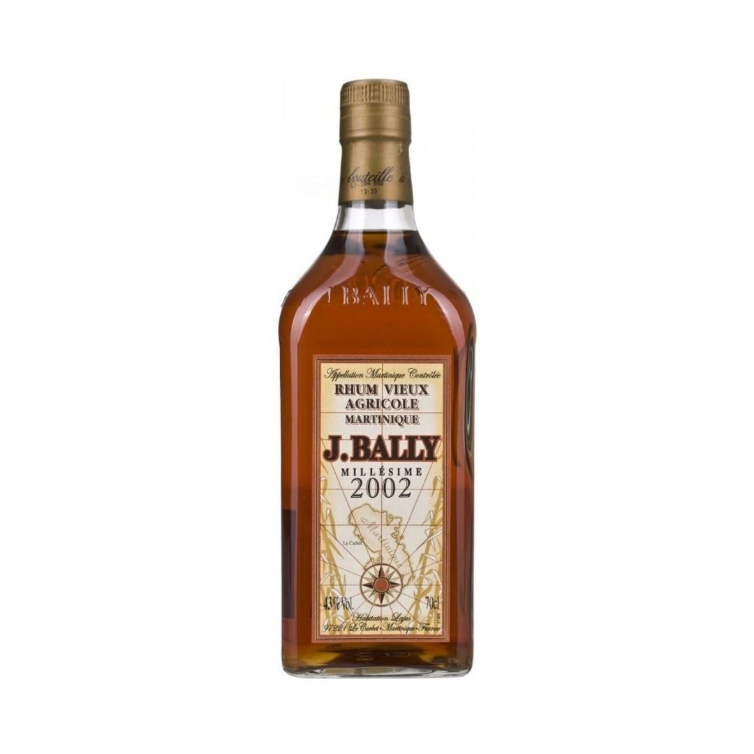 RHUM VIEUX AGRICOLE MILLESIME 2002 - J. BALLY