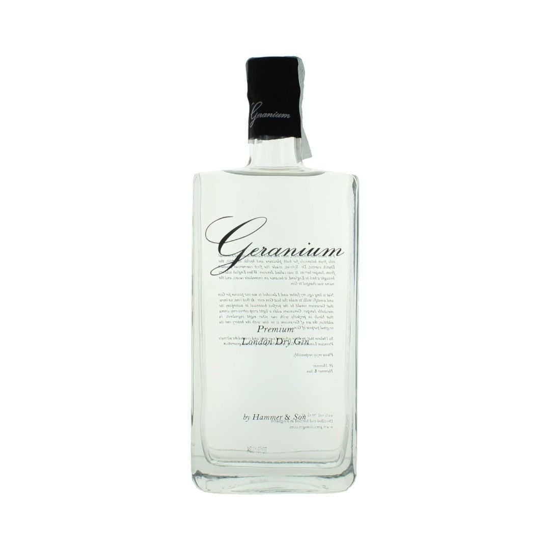 PREMIUM LONDON DRY GIN GERANIUM - HAMMER & SONS
