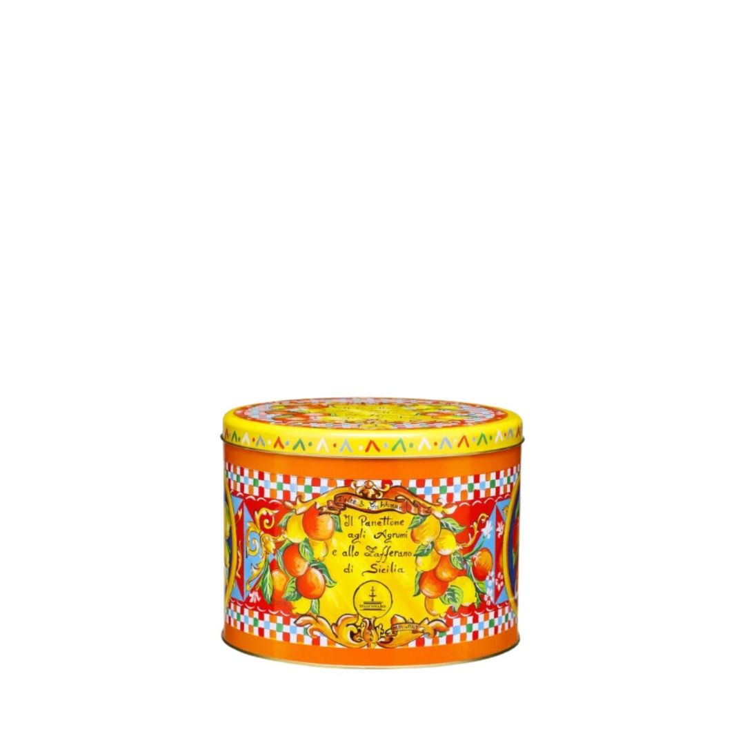 PANETTONE AGLI AGRUMI E ALLO ZAFFERANO DI SICILIA DOLCE & GABBANA - FIASCONARO