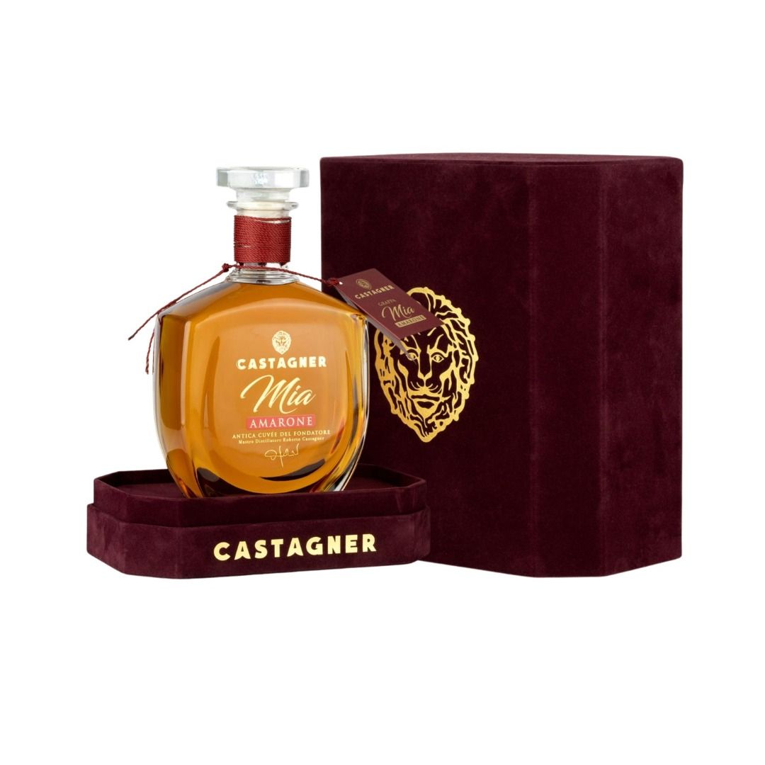 GRAPPA DI AMARONE RISERVA INVECCHIATA IN BARRIQUE "MIA" (COFANETTO) - CASTAGNER