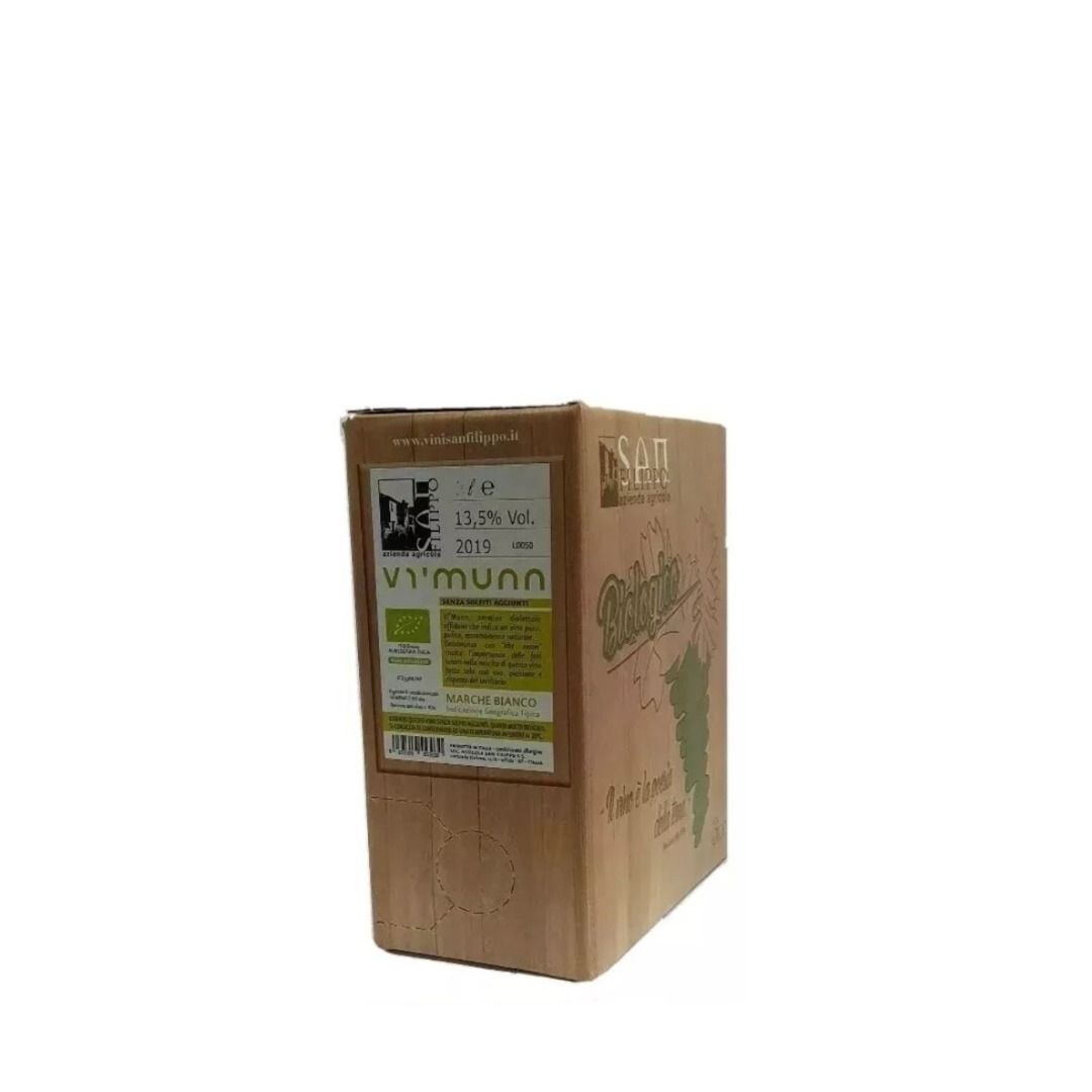 MARCHE BIANCO IGT 2022 SENZA SOLFITI AGGIUNTI VI MUNN BAG IN BOX 3 LITRI - SAN FILIPPO