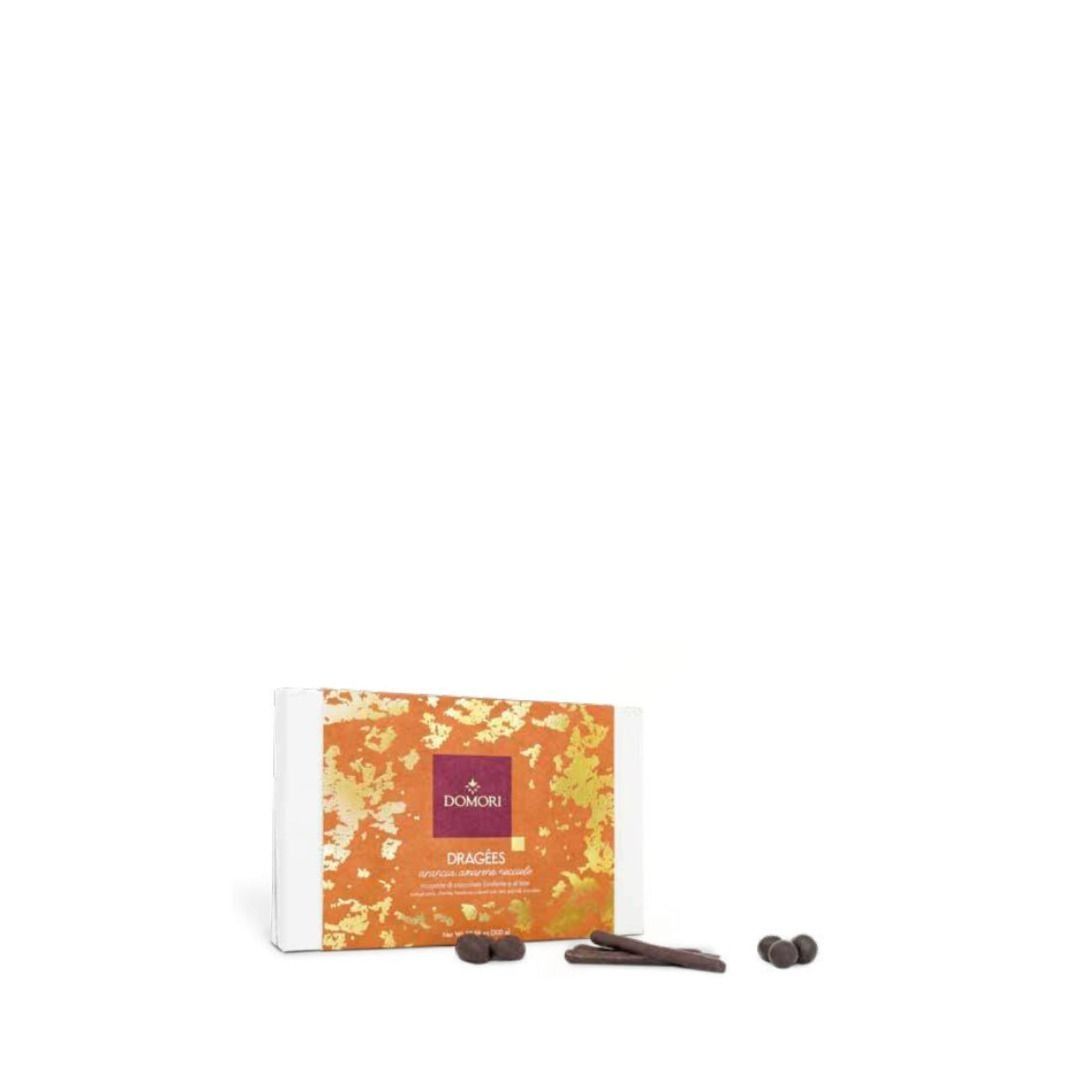 COFFRET DRAGEES ARANCIA AMARENE NOCCIOLE - DOMORI
