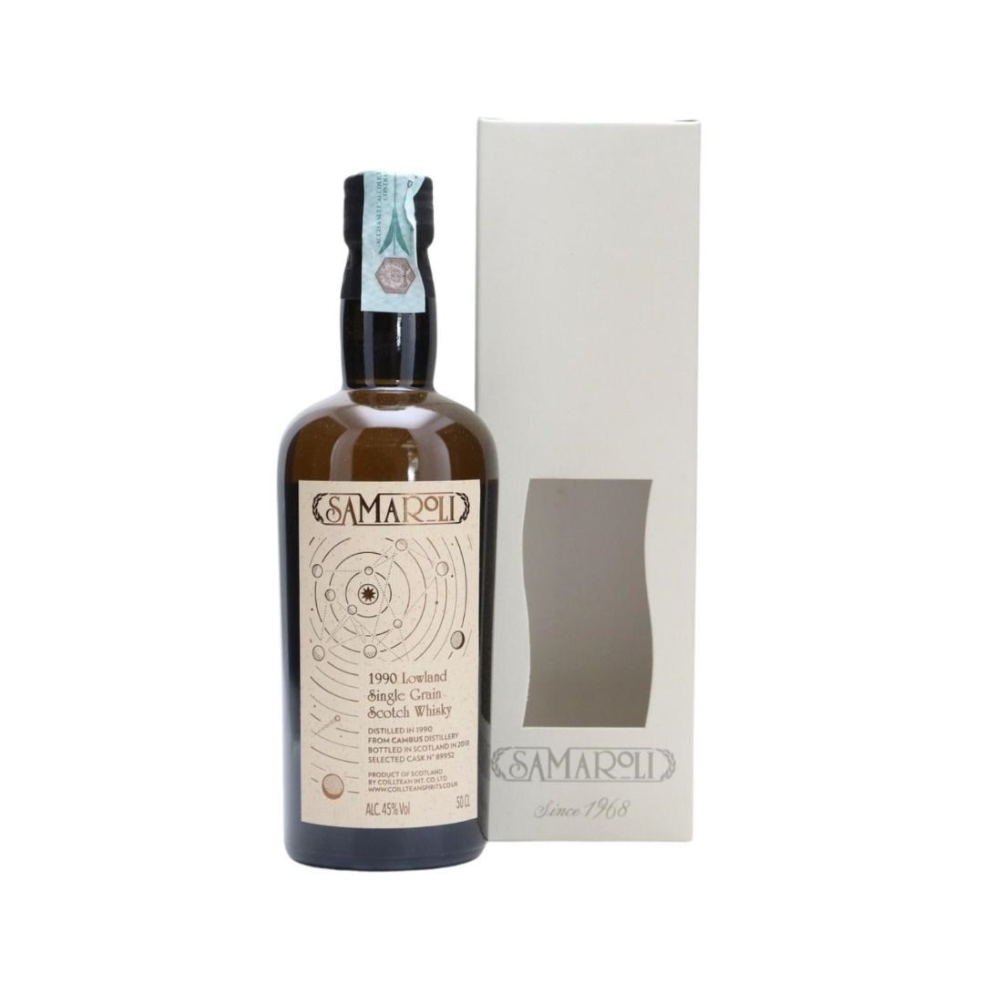 SCOTCH WHISKY SINGLE GRAIN CAMBUS 1990 LOWLAND (ASTUCCIATO) - SAMAROLI