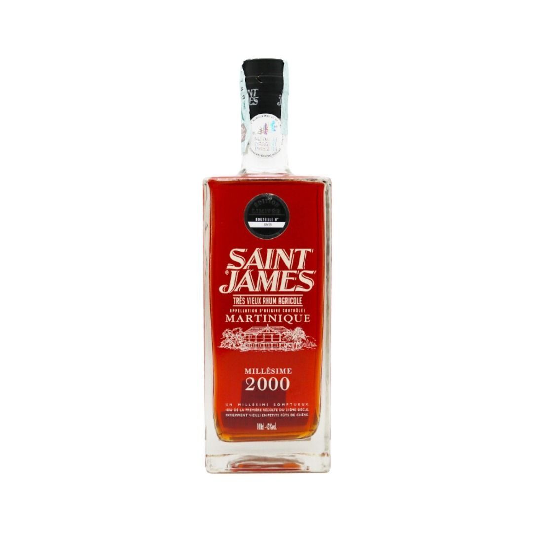 RHUM TRE VIEUX AGRICOLE MILLESIME 2000 - SAINT JAMES