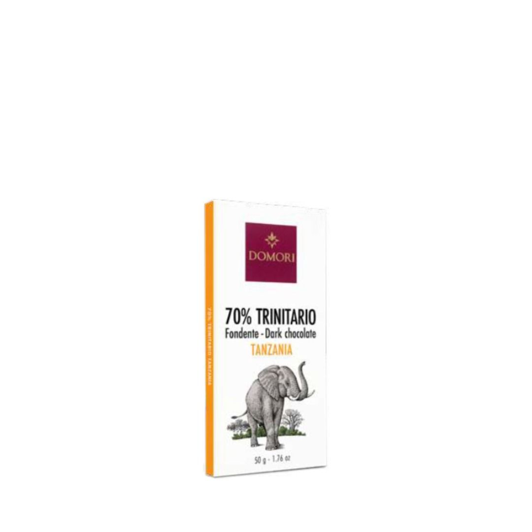 TAVOLETTA CIOCCOLATO FONDENTE 70% TANZANIA - DOMORI