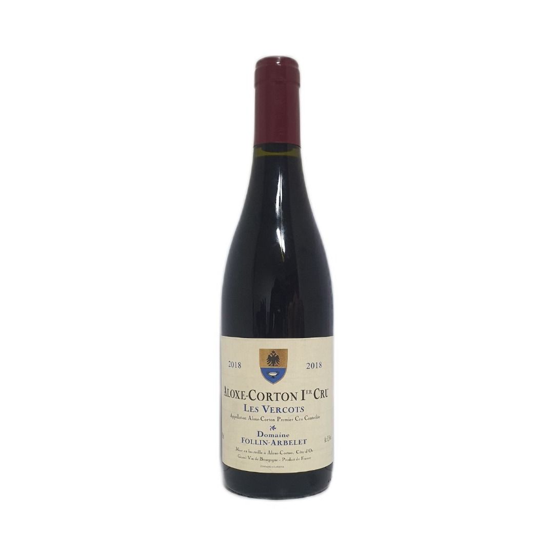 ALOXE CORTON 1ER CRU LES VERCOTS 2018 - DOMAINE FOLLIN ARBELET