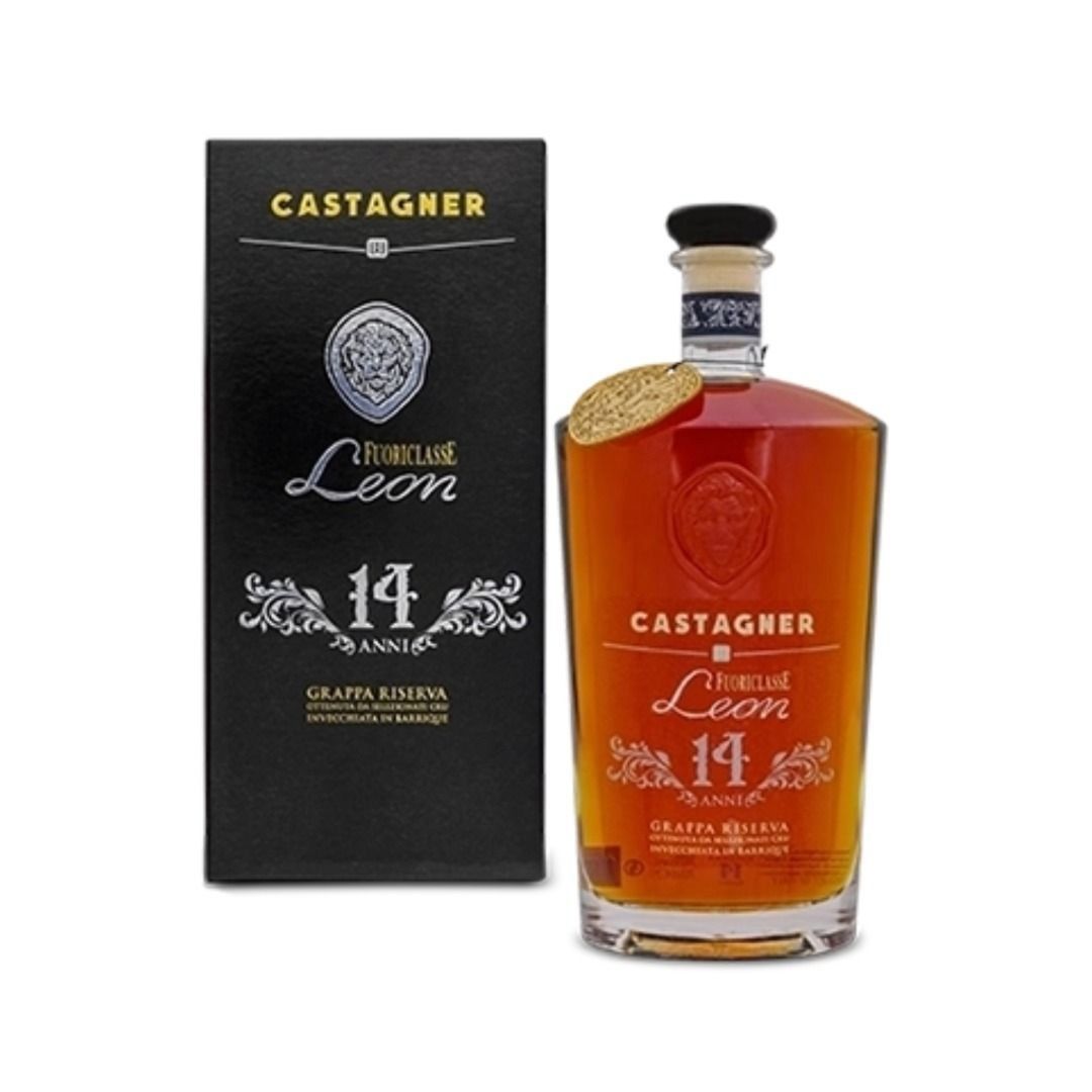 GRAPPA FUORICLASSE LEON RISERVA 14 ANNI (ASTUCCIO) - CASTAGNER
