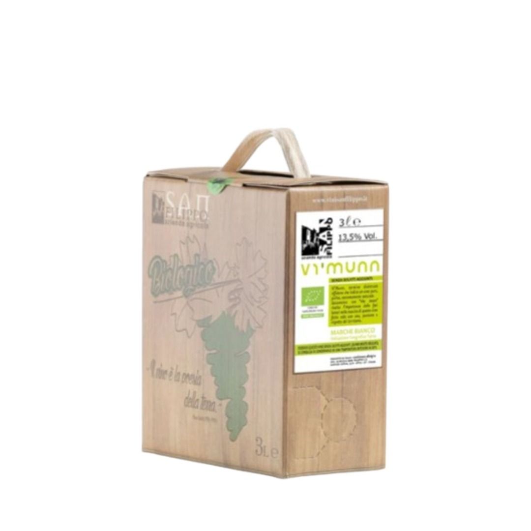 MARCHE BIANCO IGT 2025 SENZA SOLFITI AGGIUNTI VI MUNN BAG IN BOX 3 LITRI - SAN FILIPPO