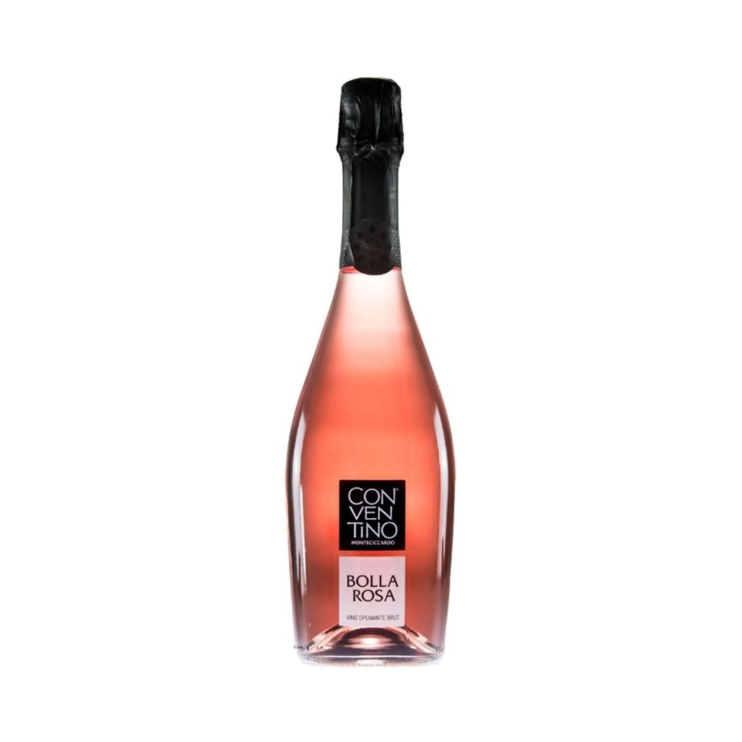 VINO SPUMANTE DI QUALITA' ROSATO BRUT 2022 BOLLA ROSA  - CONVENTINO MONTECICCARDO