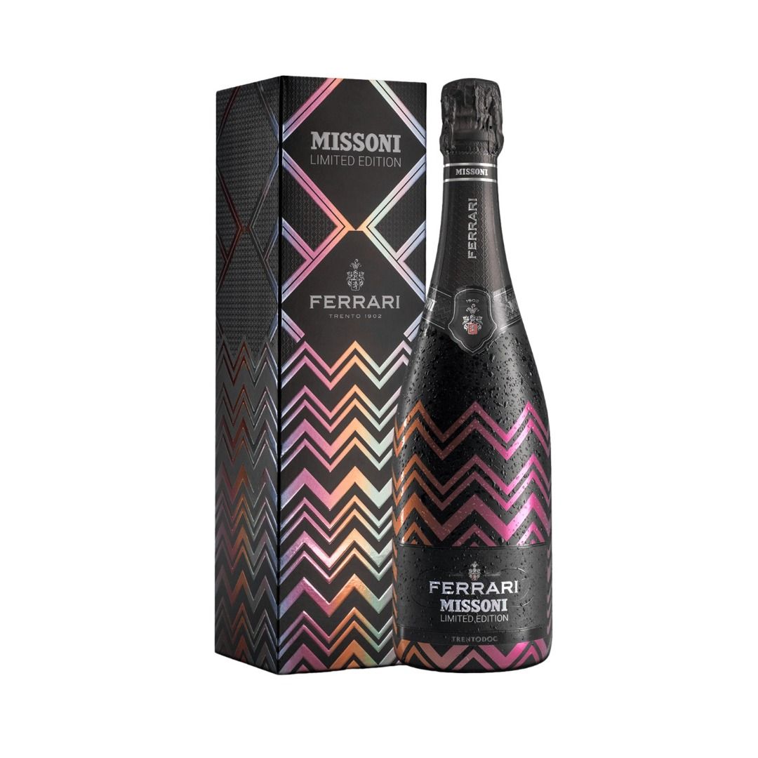 TRENTO DOC BRUT BLANC DE BLANCS MISSONI LIMITED EDITION RED (ASTUCCIO) - FERRARI