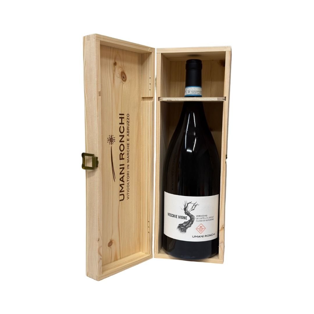 VERDICCHIO DEI CASTELLI DI JESI CLASSICO SUPERIORE DOC 2023 VECCHIE VIGNE 1,5 LITRI MAGNUM (CASSETTA LEGNO) - UMANI RONCHI