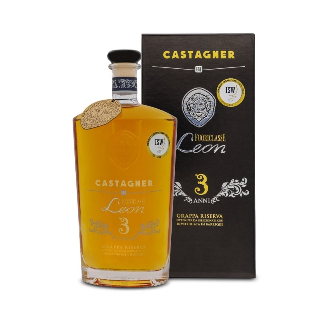 GRAPPA FUORICLASSE LEON RISERVA 3 ANNI (ASTUCCIO) - CASTAGNER
