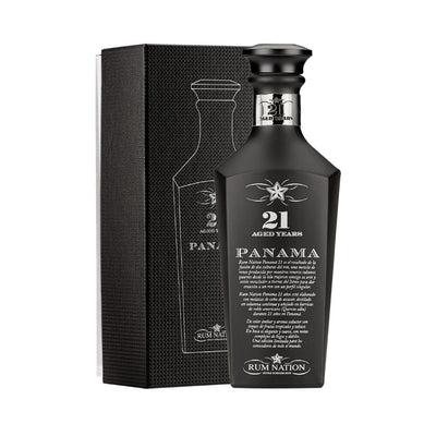 RUM PANAMA 21Y.O. BLACK DECANTER RUM NATION (ASTUCCIATO)