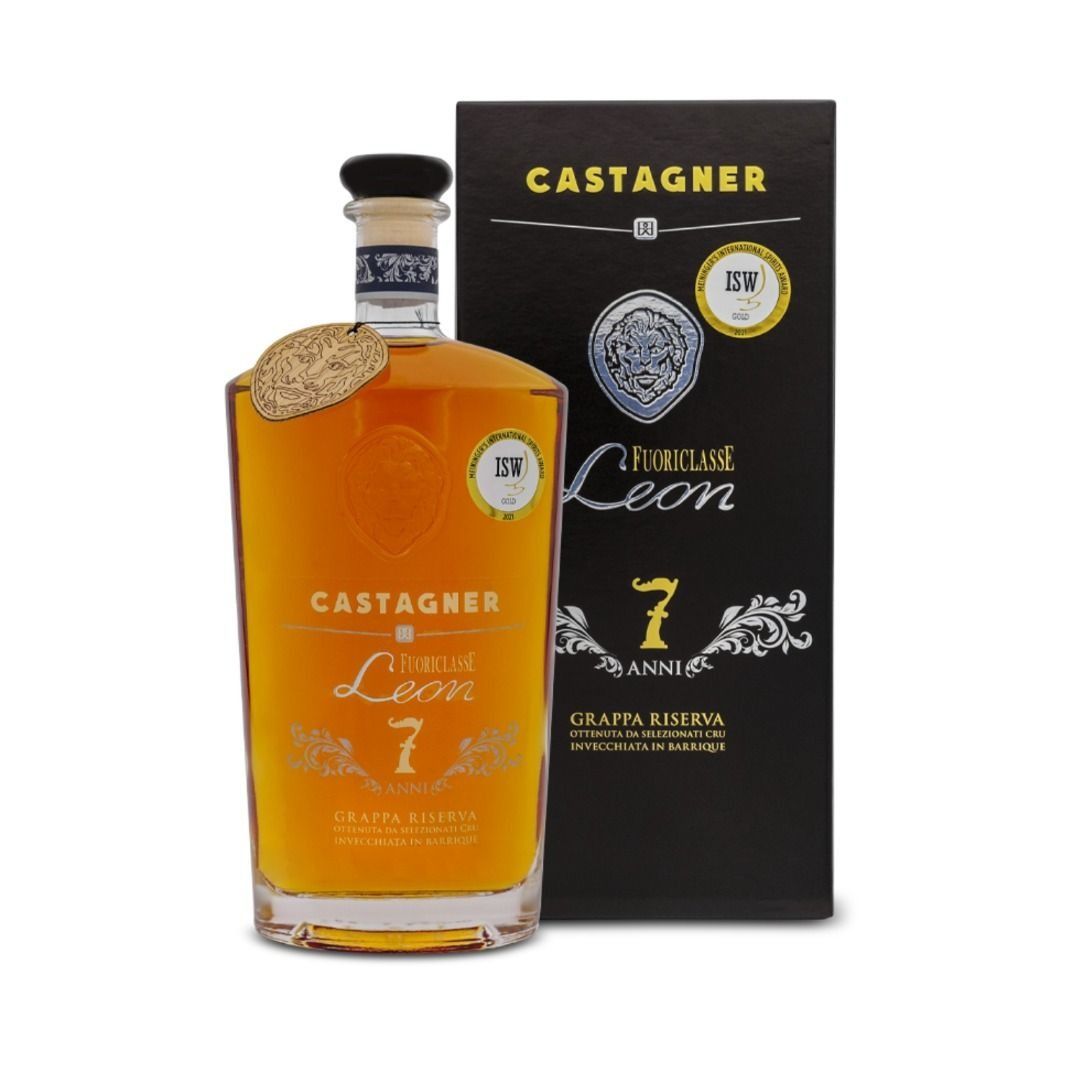 GRAPPA FUORICLASSE LEON RISERVA 7 ANNI (ASTUCCIO) - CASTAGNER